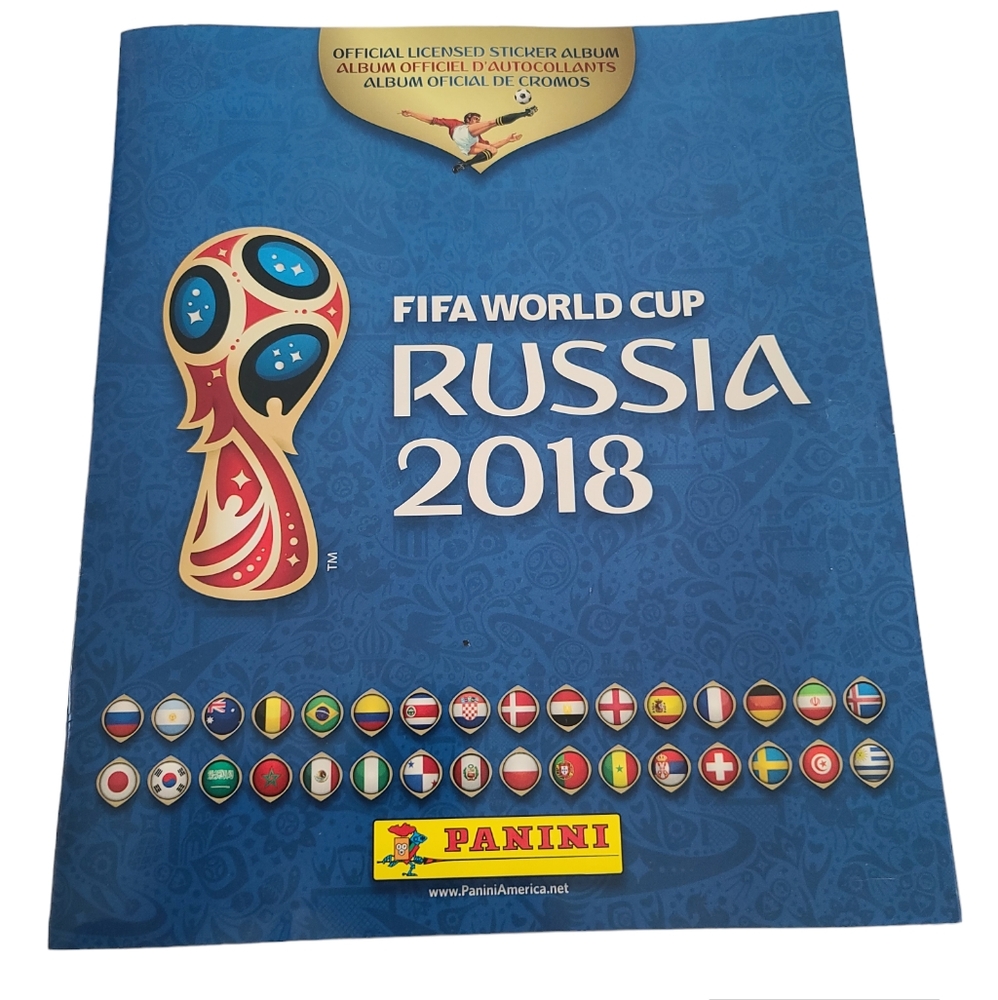 FIFA 2018 Panini World Cup Russia Soft Cover Collectors Album No Stickers